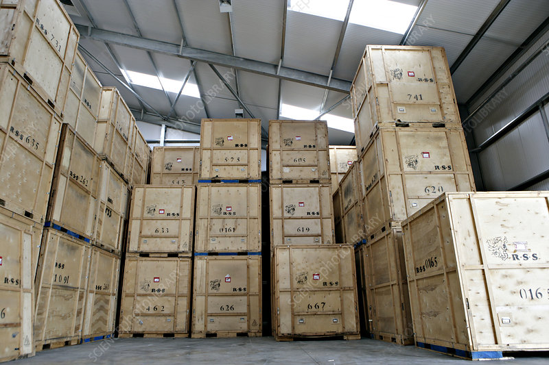 warehouse crates